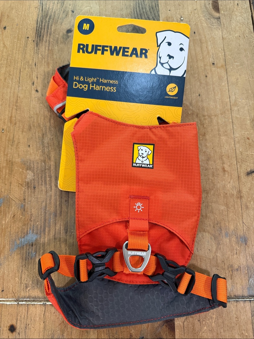 NWT Ruffwear Hi & Light Dog Harness Medium Sockeye Red